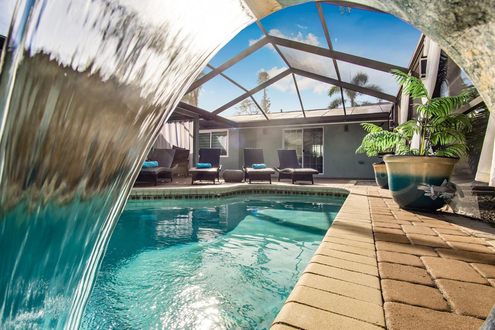 Apartament Luxury Zen Den With Heated Pool Just Off Siesta Key Sarasota Zewnętrze zdjęcie